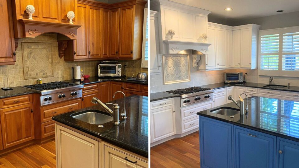 Kitchen cabinet repaint